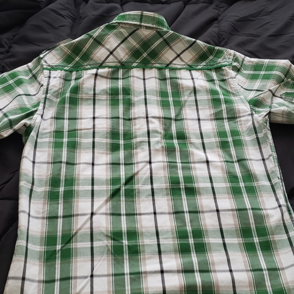 Short sleeve plaid shirt - Picture 2 of 2